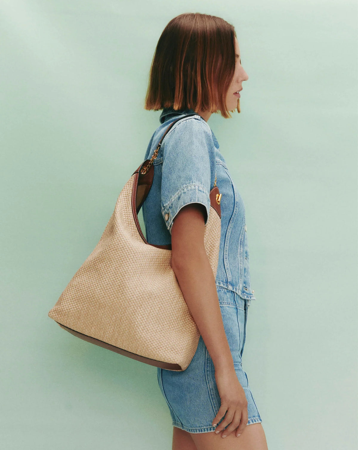Jour Raffia Bag