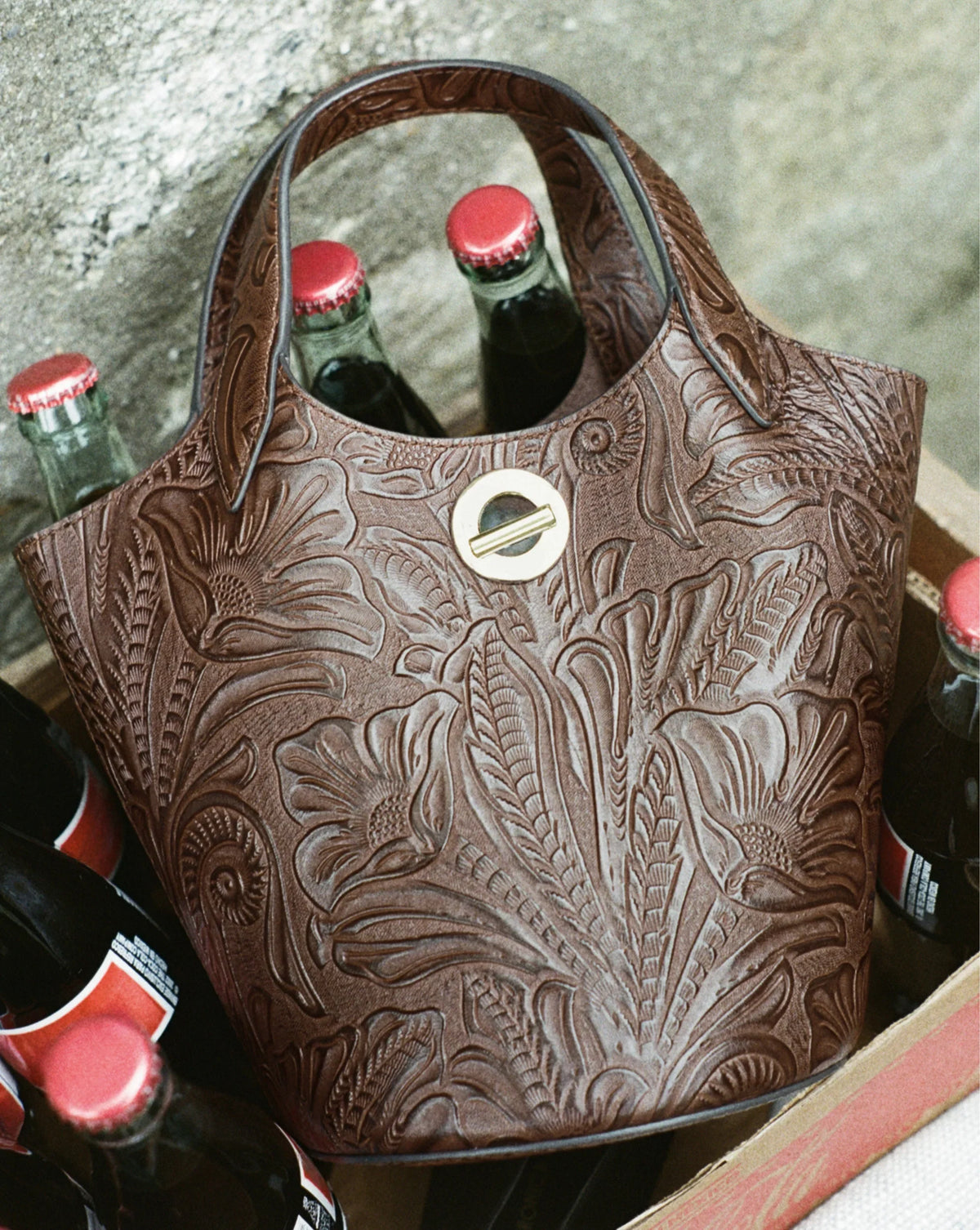 Embossed Anchor Bag