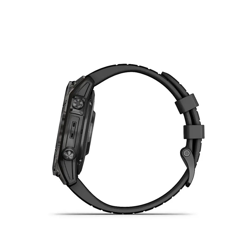Garmin fenix 7 Pro Solar Sapphire – 47mm GPS – Carbon Gray DLC Titanium – 010-02777-10