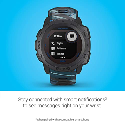 Garmin Instinct Solar Surf – 45mm Fiber – Pipeline Case and Band – 010-02293-17