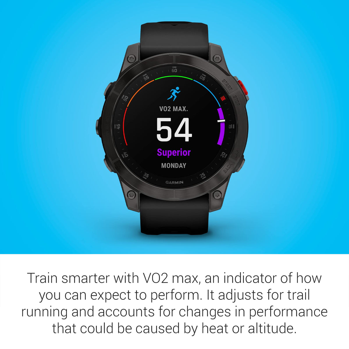 Garmin epix (Gen 2) GPS Smartwatch – 47mm – Fiber-Reinforced Polymer with Titanium Bezel – 010-02582-10