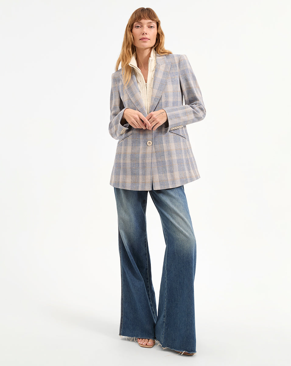 Radia Silk-Linen Dickey