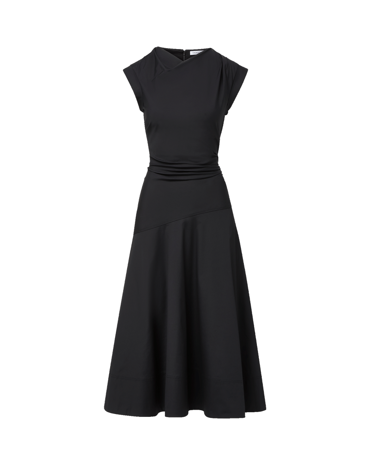 Lisette Cotton Poplin Midi Dress