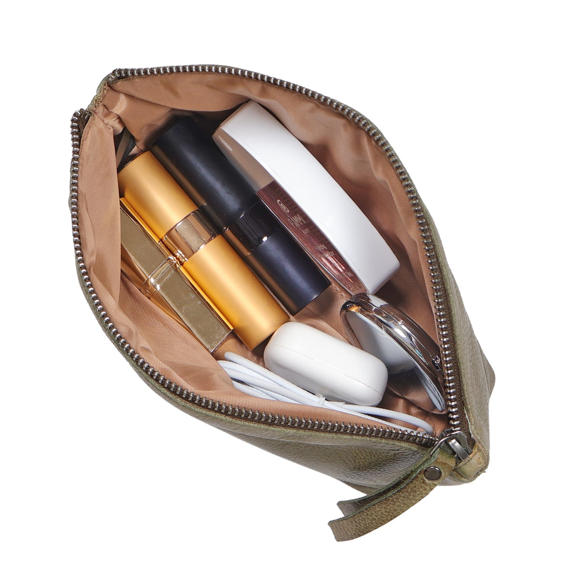Beck Leather Cosmetic Bag Sm