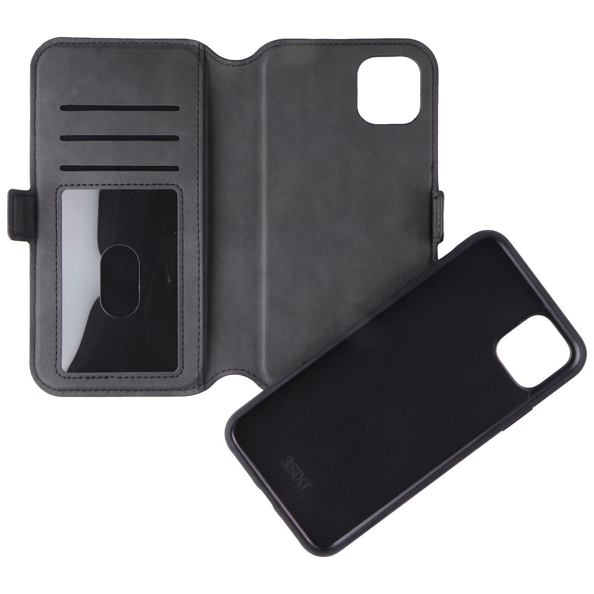 3SIXT NeoWallet Series Folio Case for Apple iPhone 11 Pro Max - Black - New