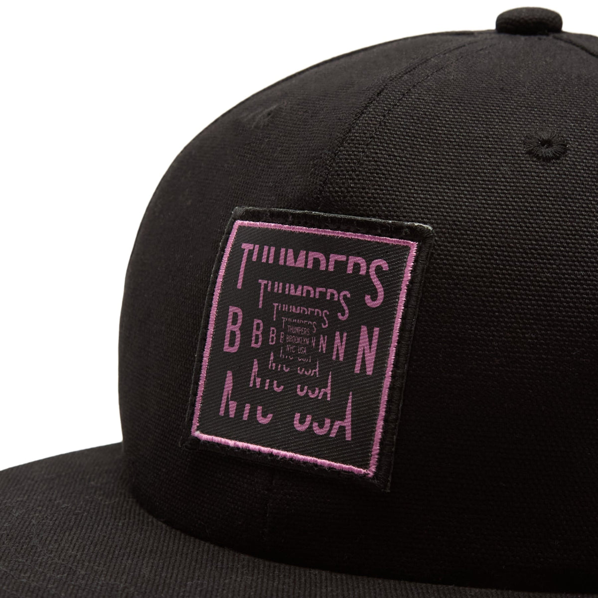 THUMPERS NYC Three Flags Logo Cap (BLACK)