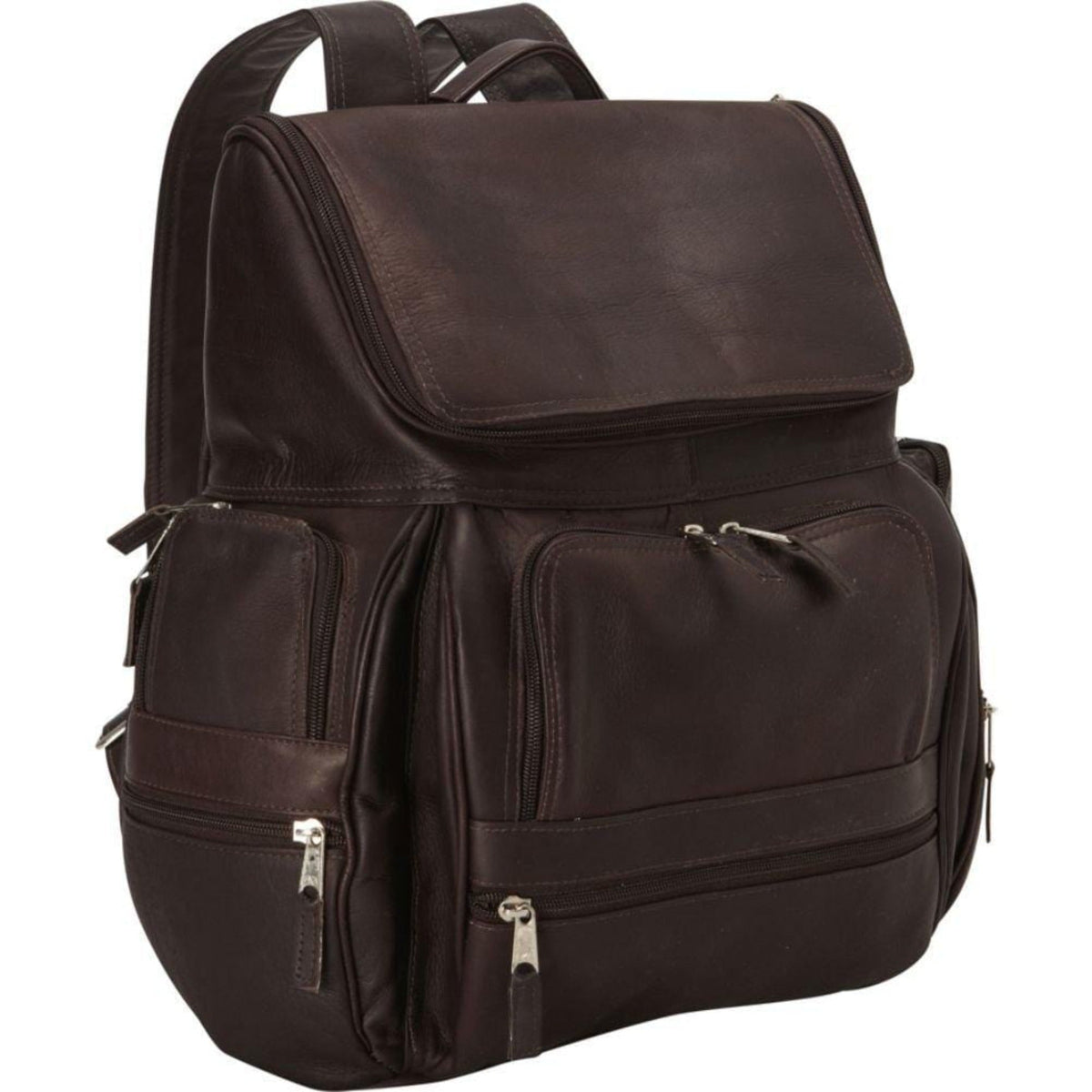 Explorer Leather Laptop Backpack