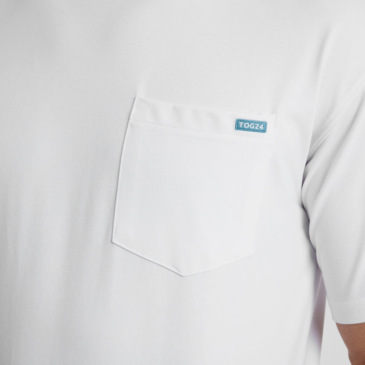 Denva Mens Oversized Premium Heavyweight Jersey T-Shirt - Optic White