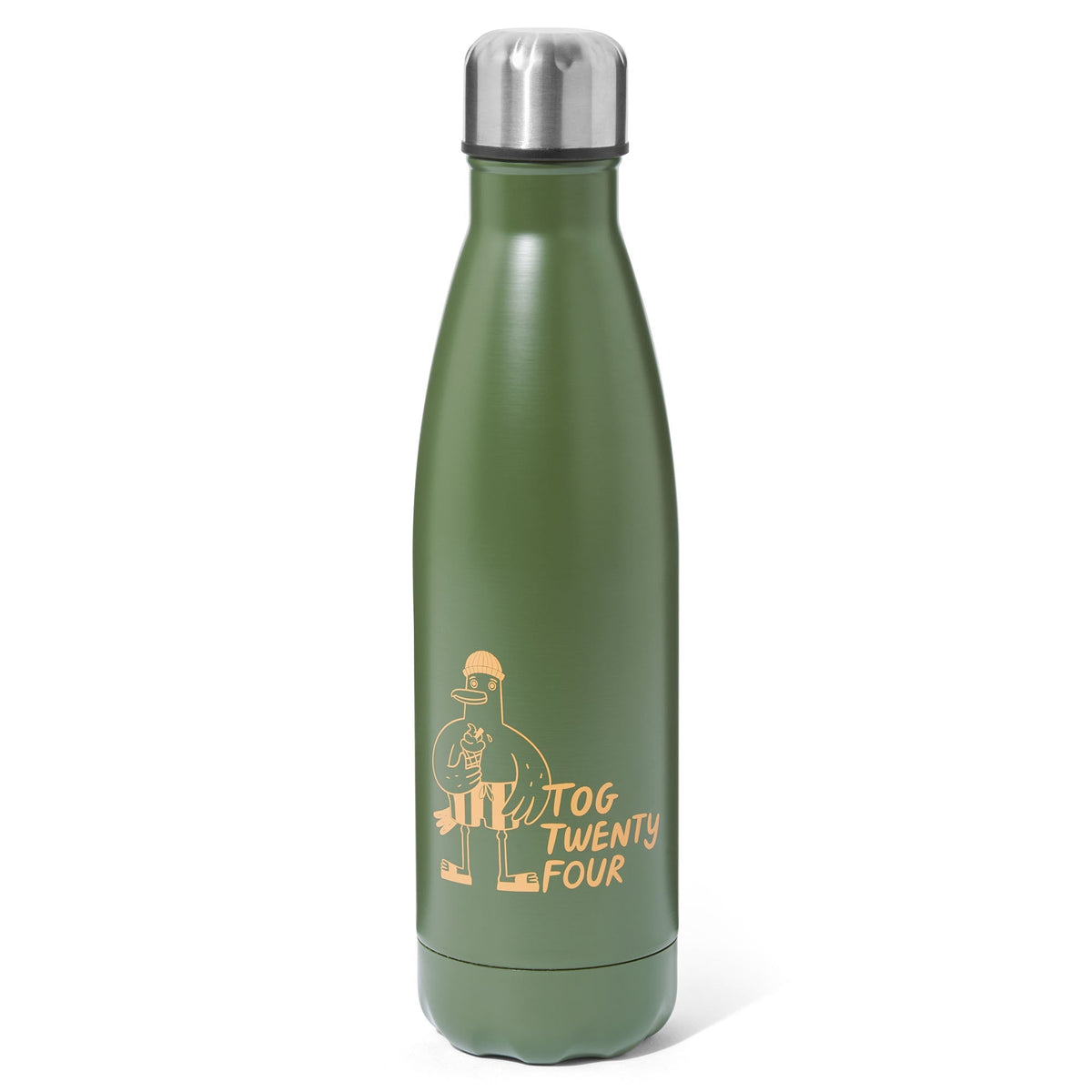 Hydrate 0.5l Bottle Flask- Khaki/Apricot