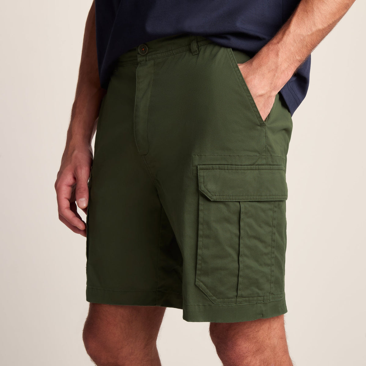 Pace Mens Supersoft Cargo Shorts - Forage Green