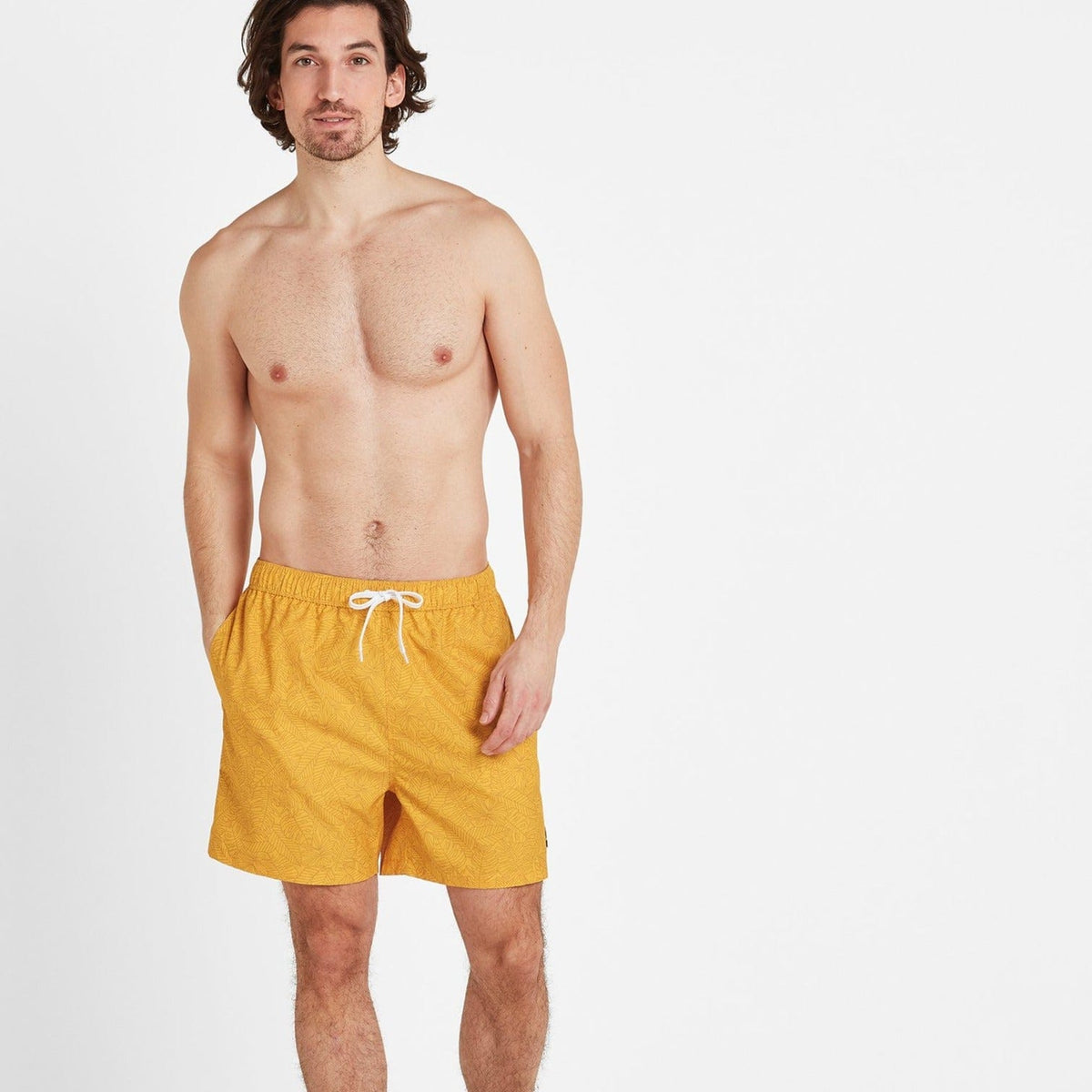 Tyler Mens Swim Shorts - Sun Yellow