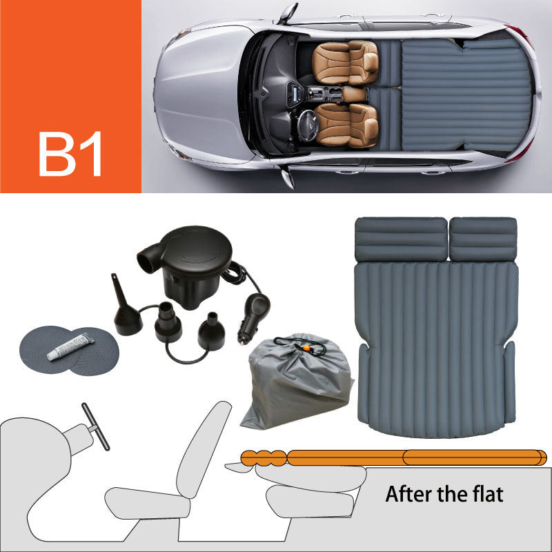 Portable Inflatable Car Bed for Hatchback Travel