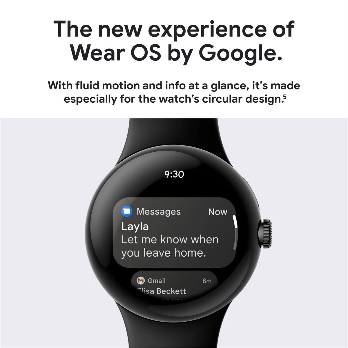 Google Pixel Watch Gold Stainless Steel Smartwatch 41mm with Hazel Active Band - Wi-Fi/Bluetooth - GA04123