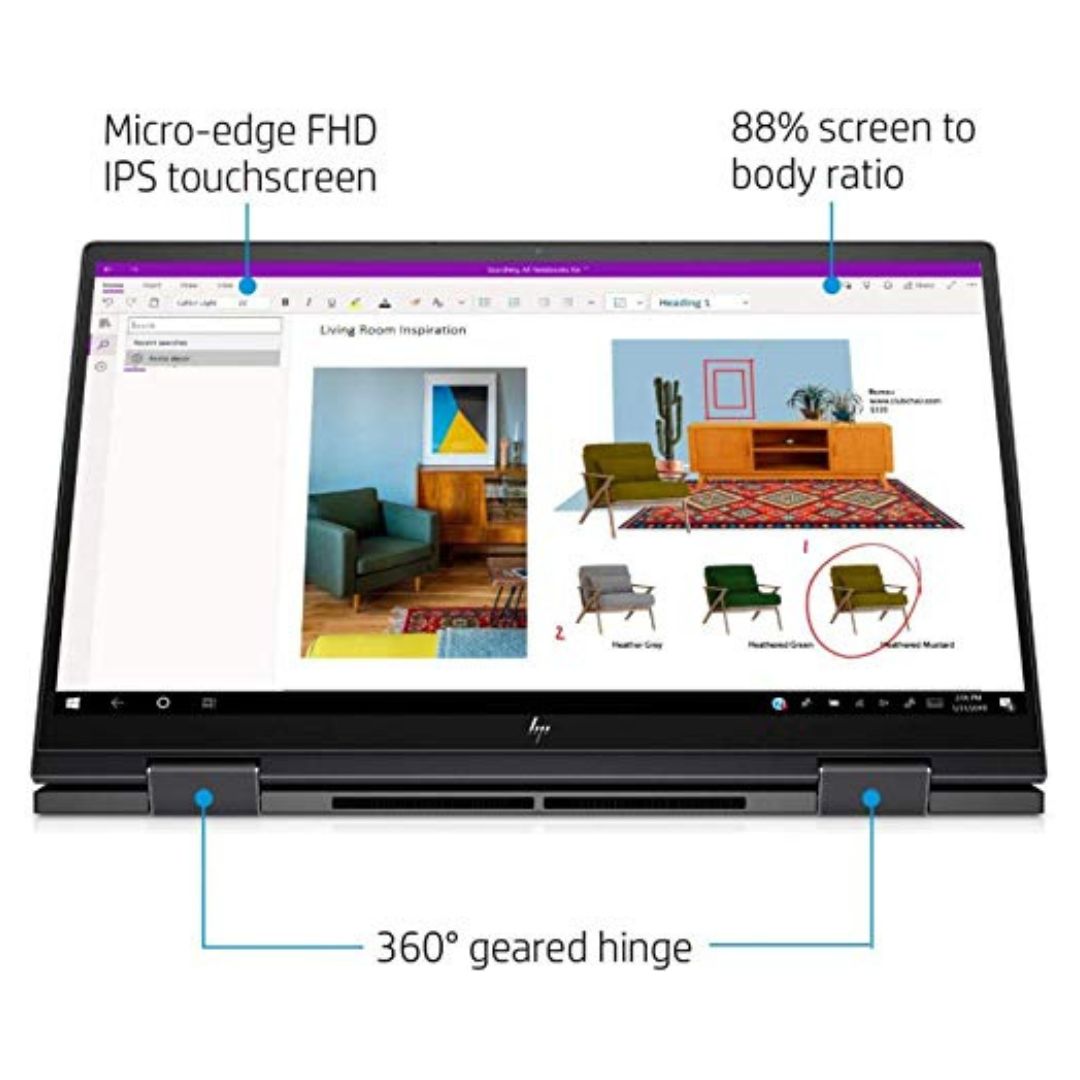 HP Envy x360 – 15.6" 2-in-1 FHD Touch – Ryzen 7 4700U – 8GB RAM – 512GB SSD – Nightfall Black – 15m-ee0023dx
