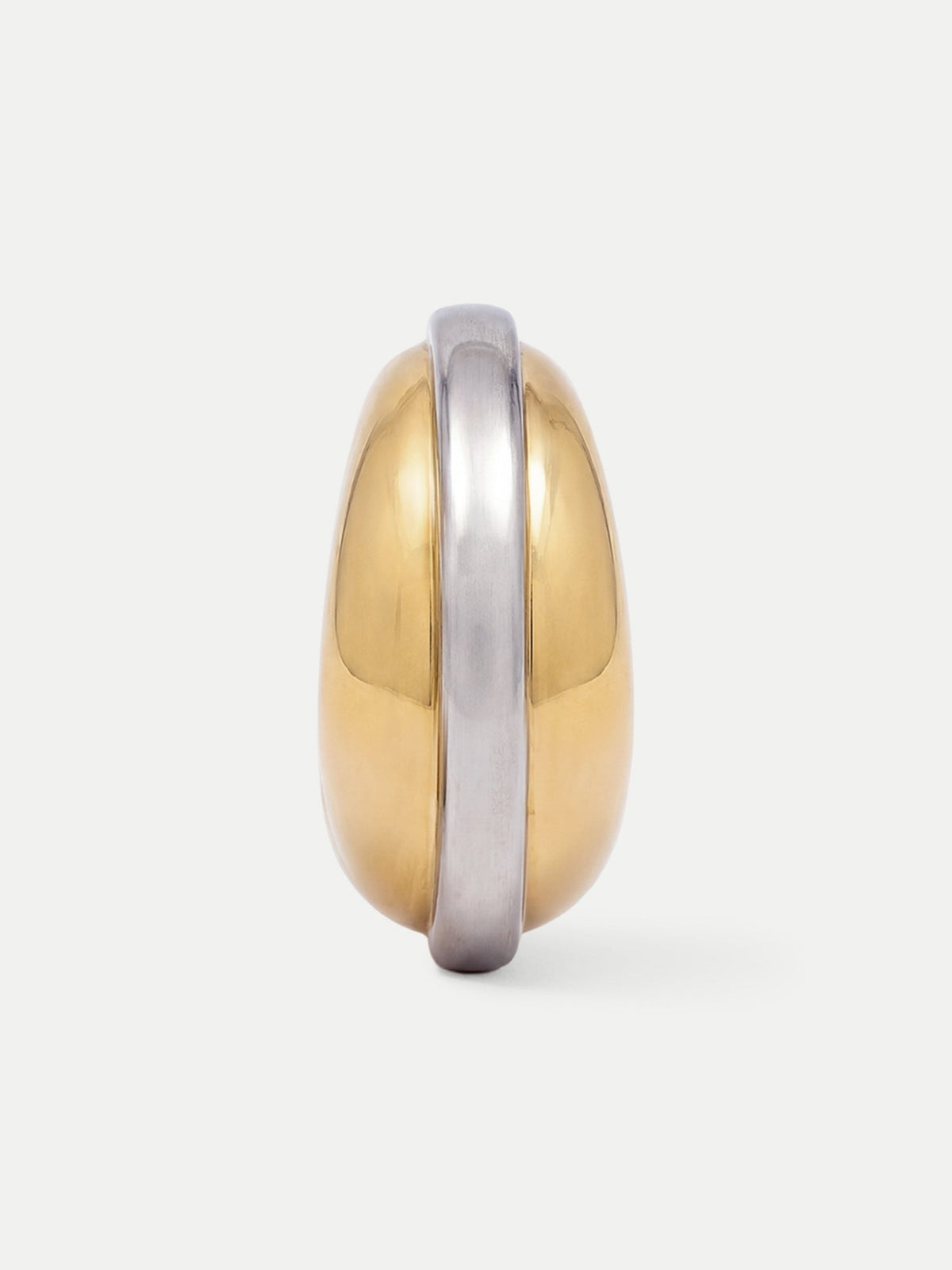 Two-Tone Hoop Earring