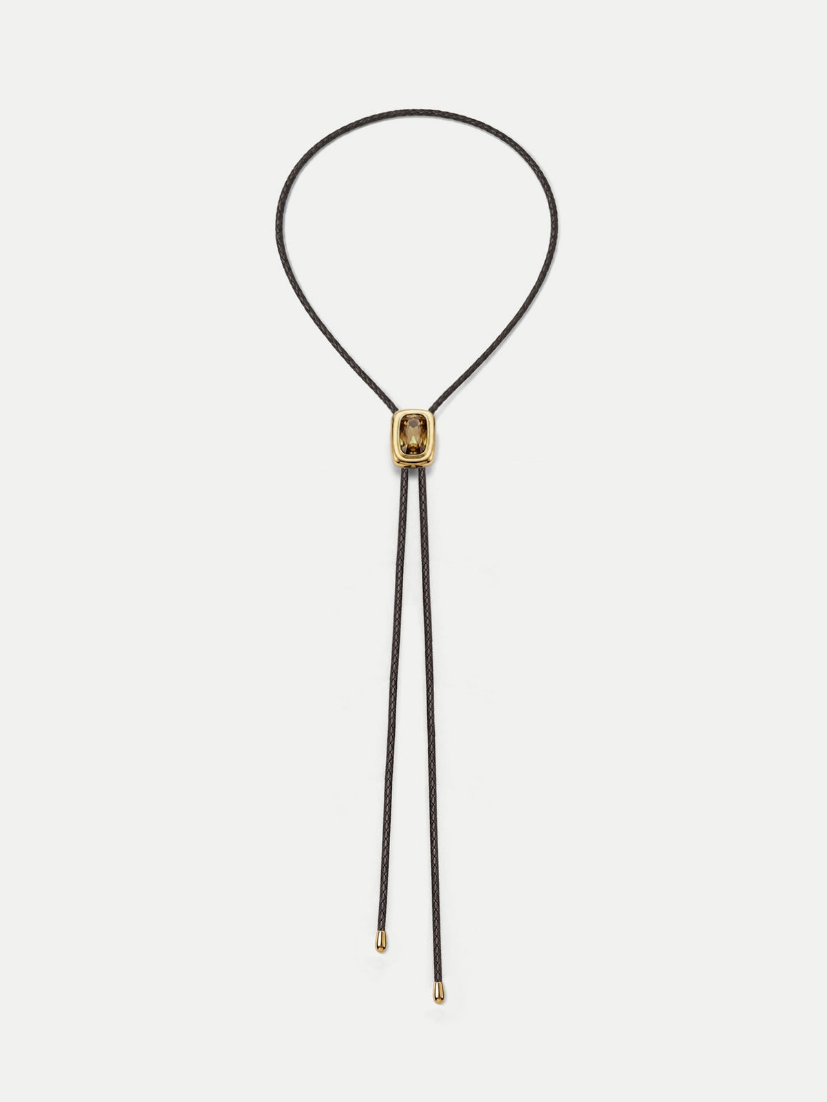 Braided Leather Bolo