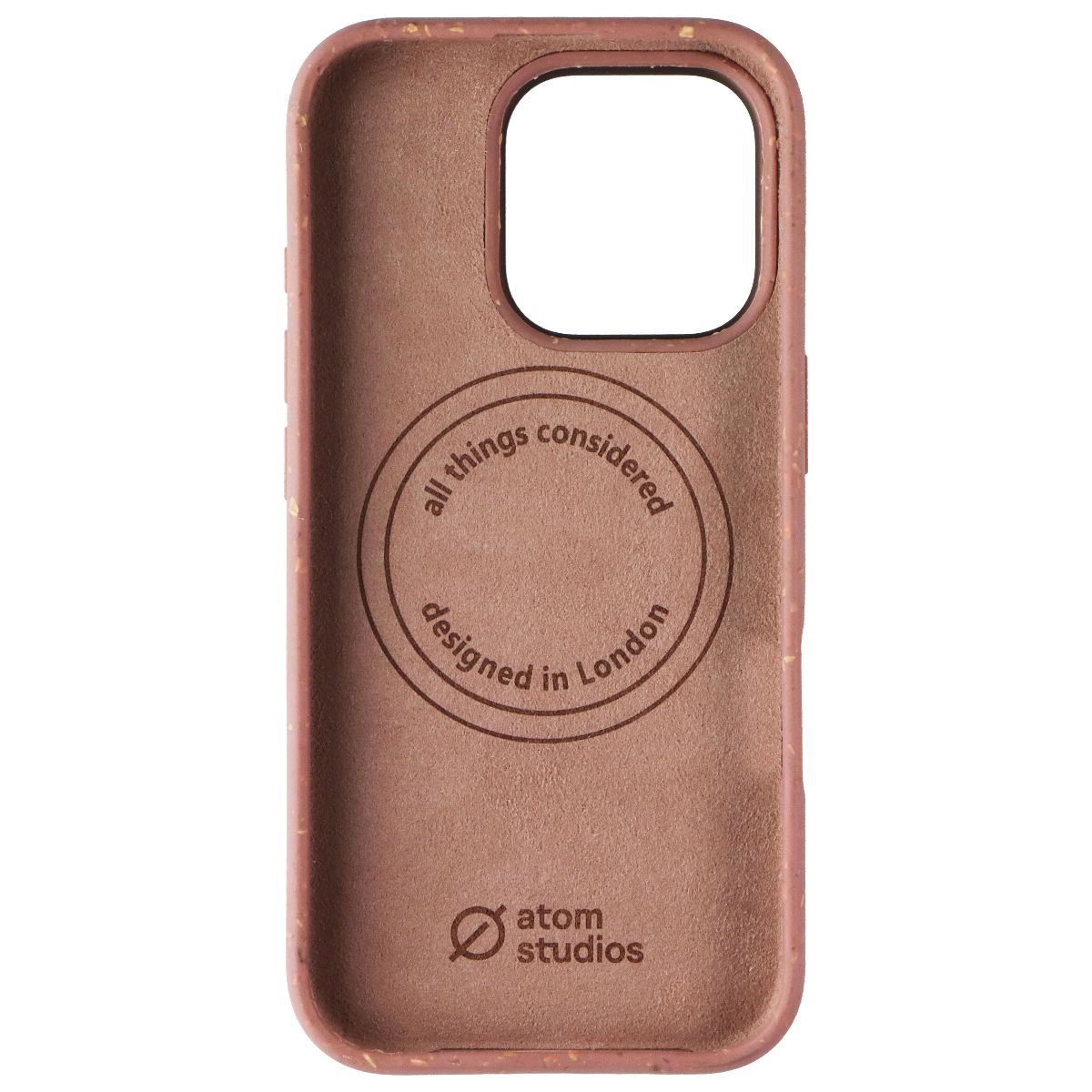 Atom Studios Split Wood Fiber Case for MagSafe for Apple iPhone 16 Pro - Taupe - New