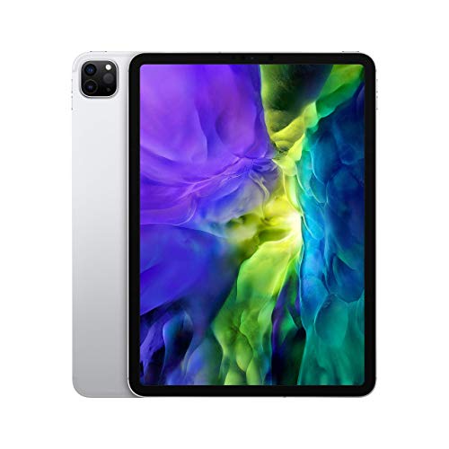Apple - 12.9-Inch iPad Pro - (4th Generation) with Wi-Fi + Cellular (Unlocked) - 256GB - Silver - MXEX2LL/A