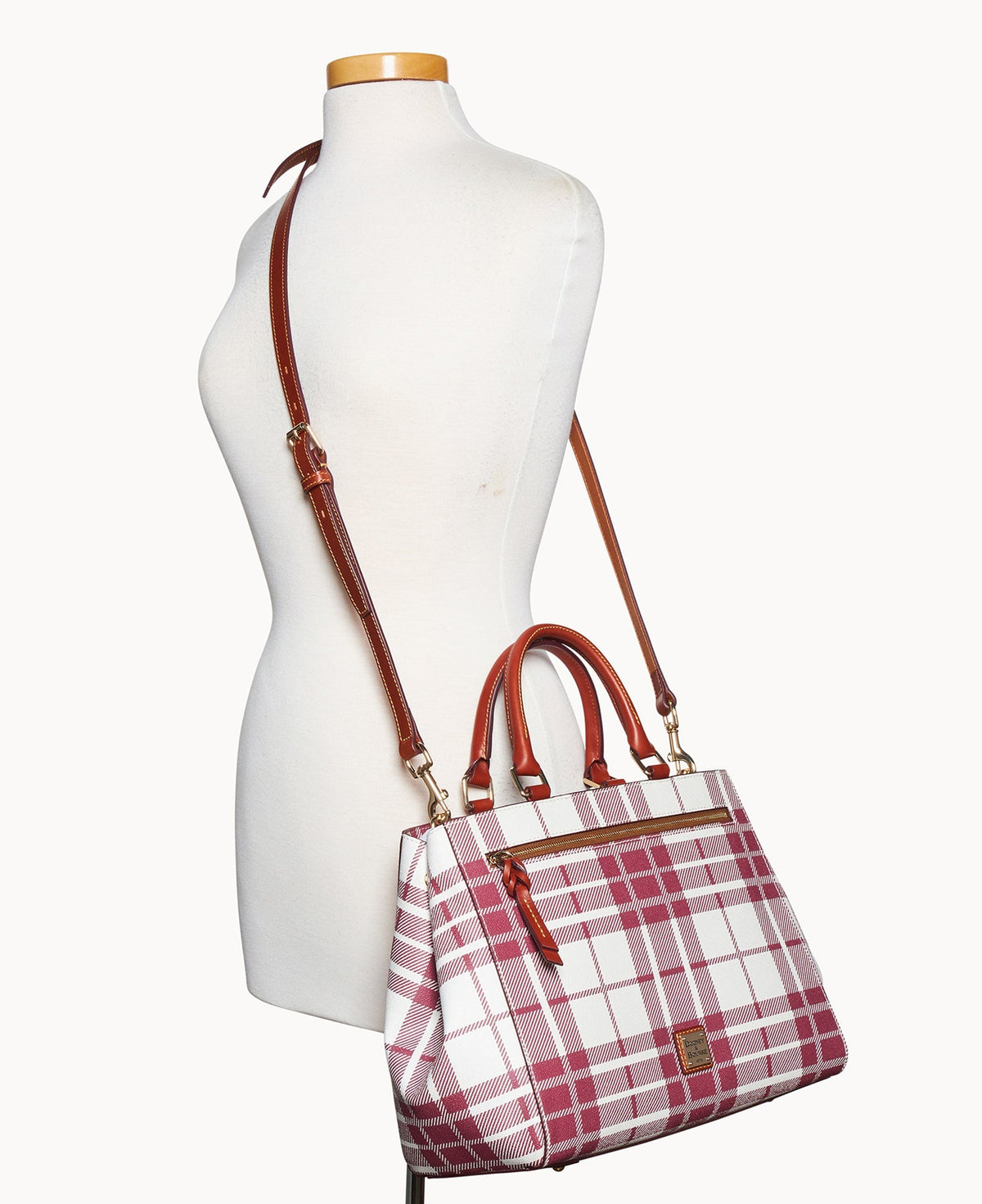 Oxford Zip Satchel