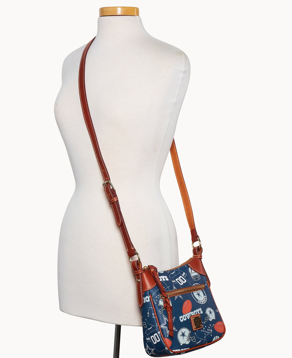 NFL Cowboys Front Zip Crossbody