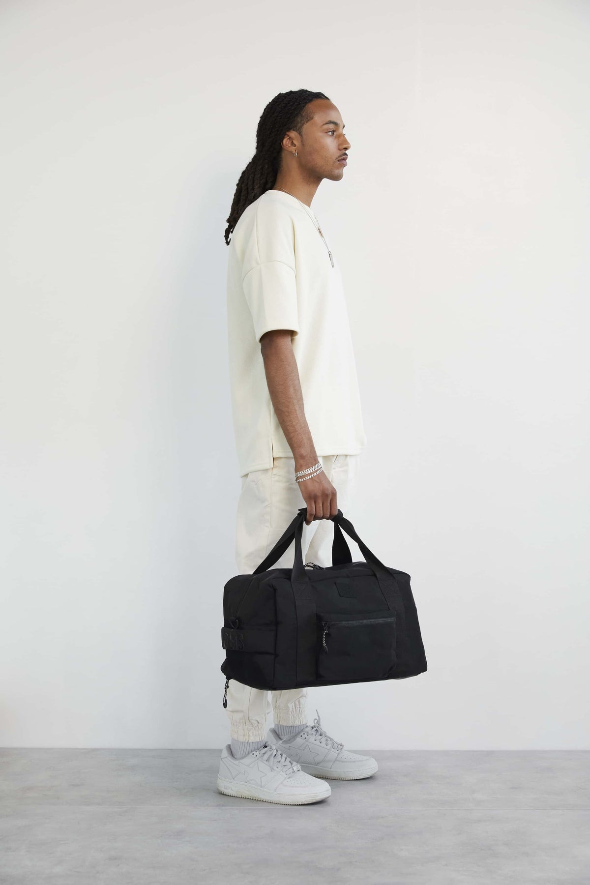 The Sport Duffle Backpack in Black