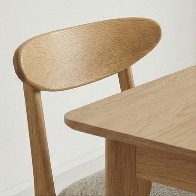 Wright Oak Rectangular Extendable Dining Table