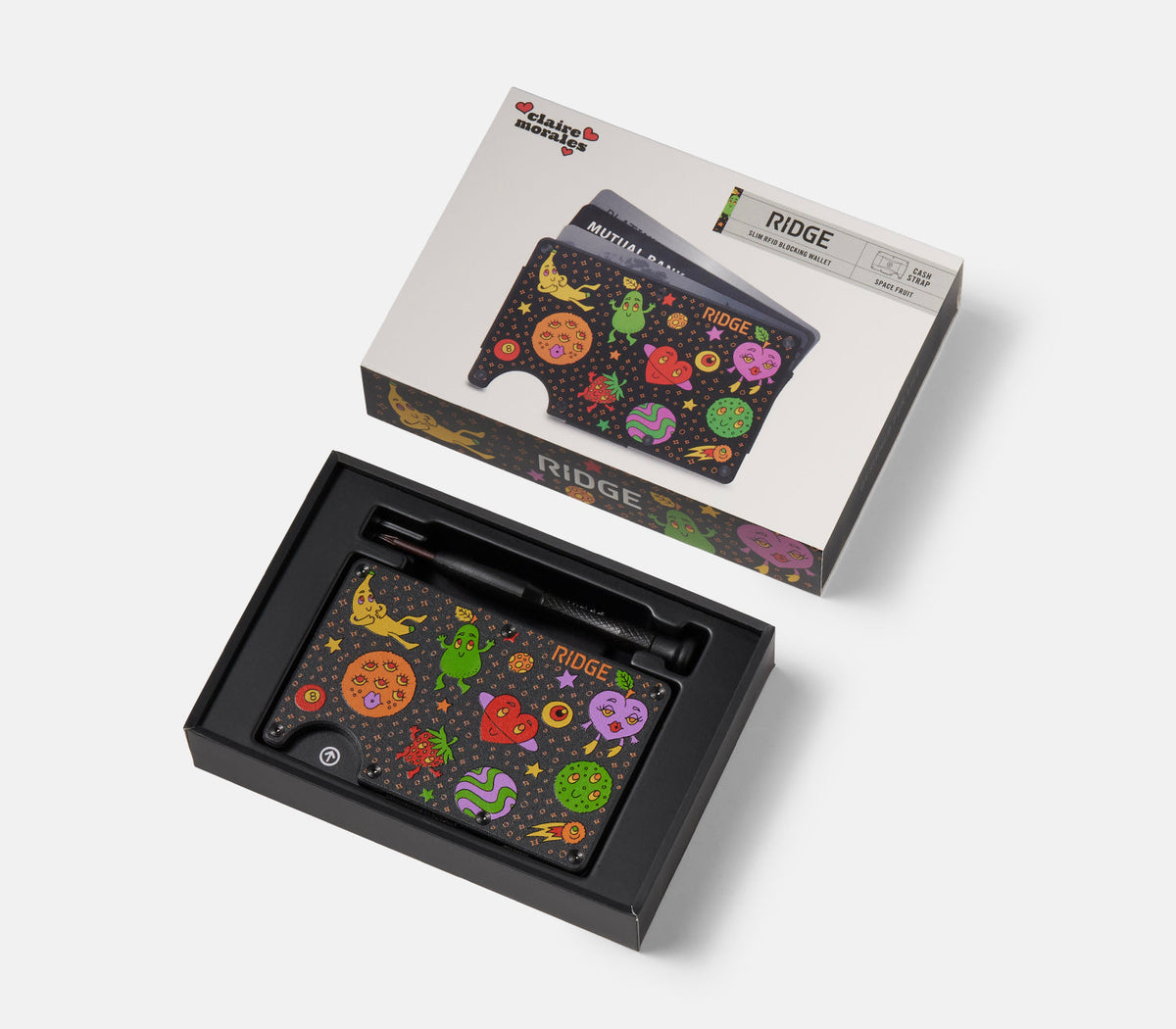 Ridge Wallet - Claire Morales - Space Fruit