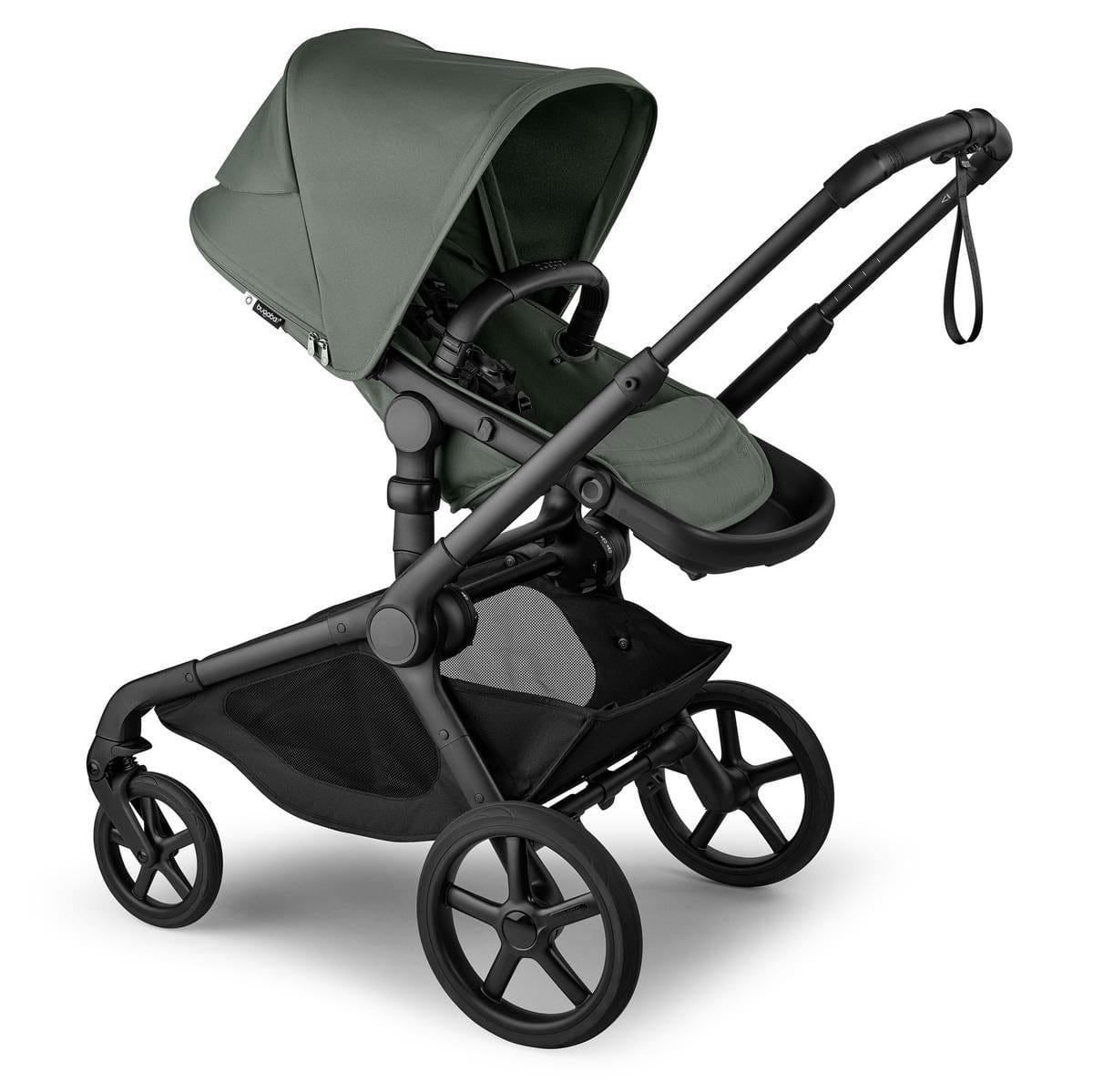 Bugaboo OPEN BOX Kangaroo Seat Complete Stroller - Black / Forest