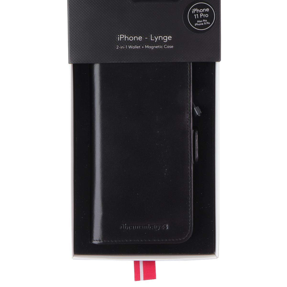 dbramante1928 Lynge Wallet Magnetic Case for Apple iPhone 11 Pro - Black Leather - New