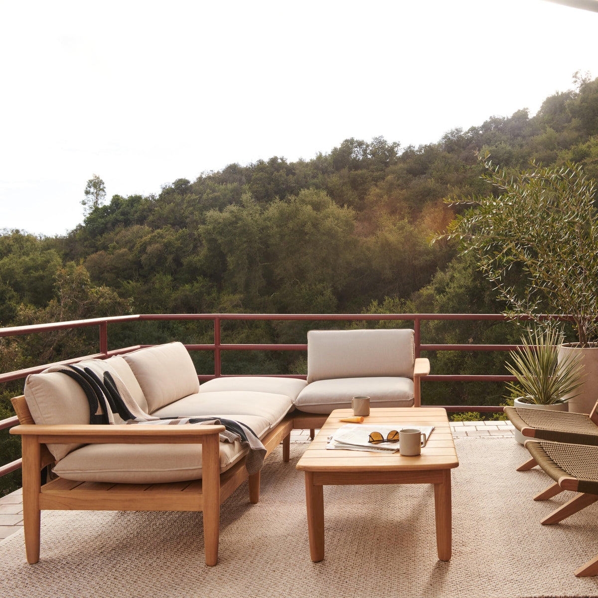 Dunes Teak 3-Seat Sofa