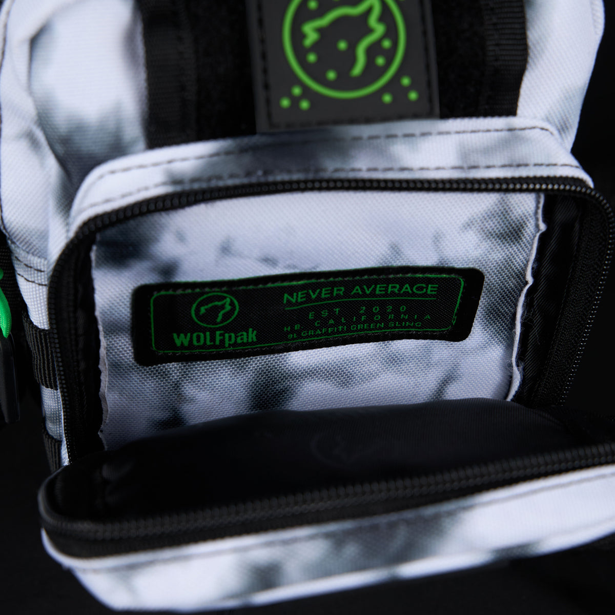 4L Mini Tactical Sling Bag Graffiti Green