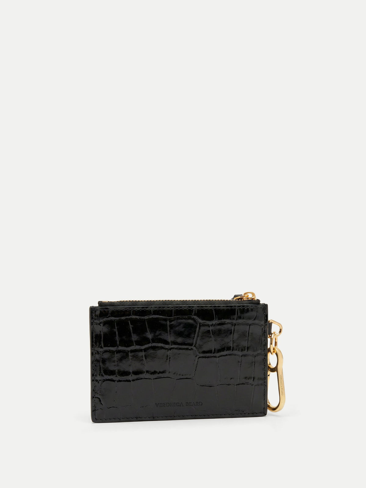 Croc-Embossed Card Holder