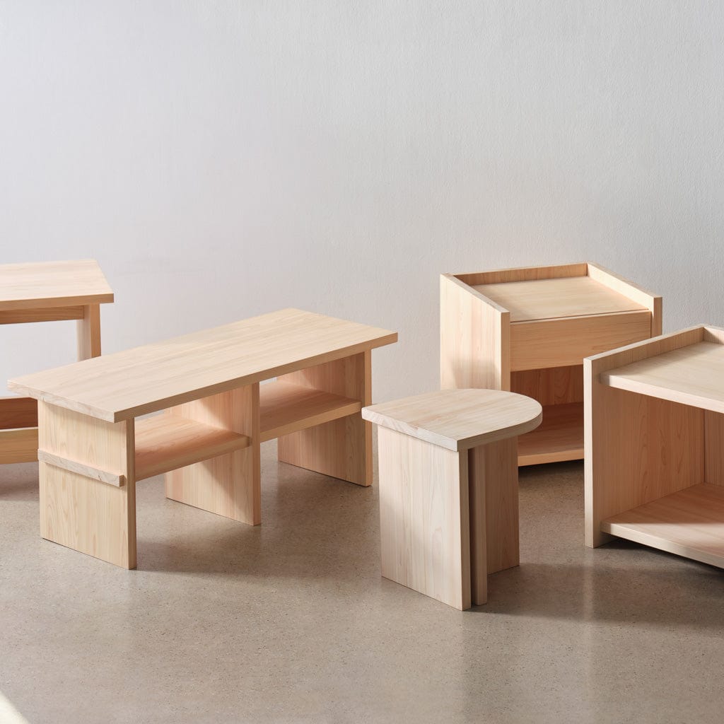 Hinoki Wood Nightstand