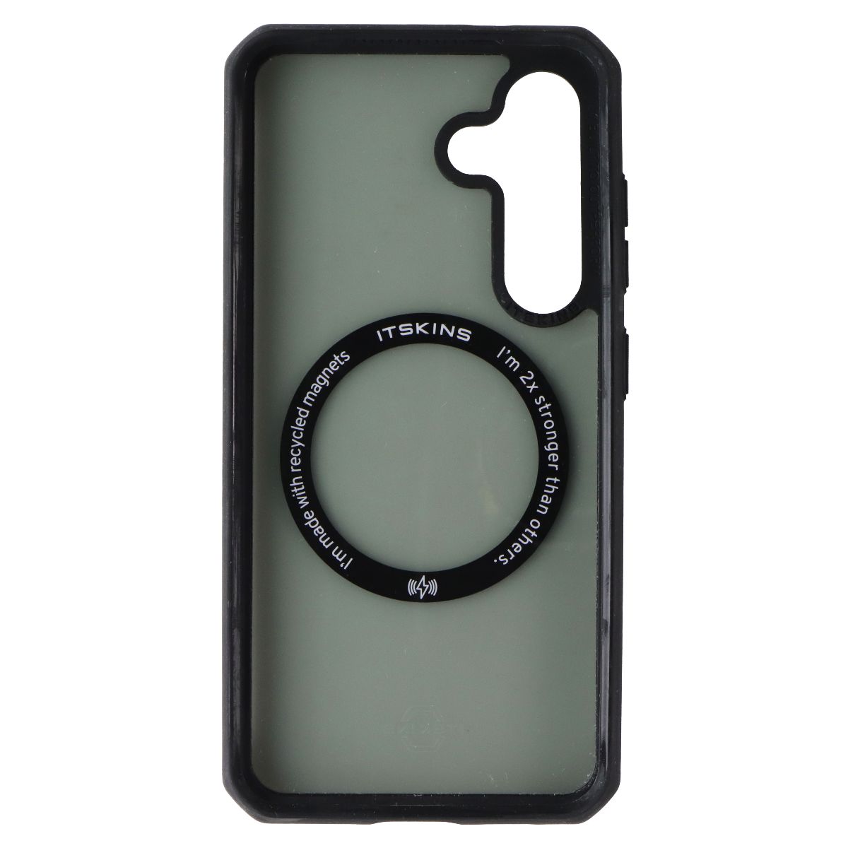 ITSKINS Hybrid_R Frost Series Magnetic Case for Samsung Galaxy S24 - Black - New