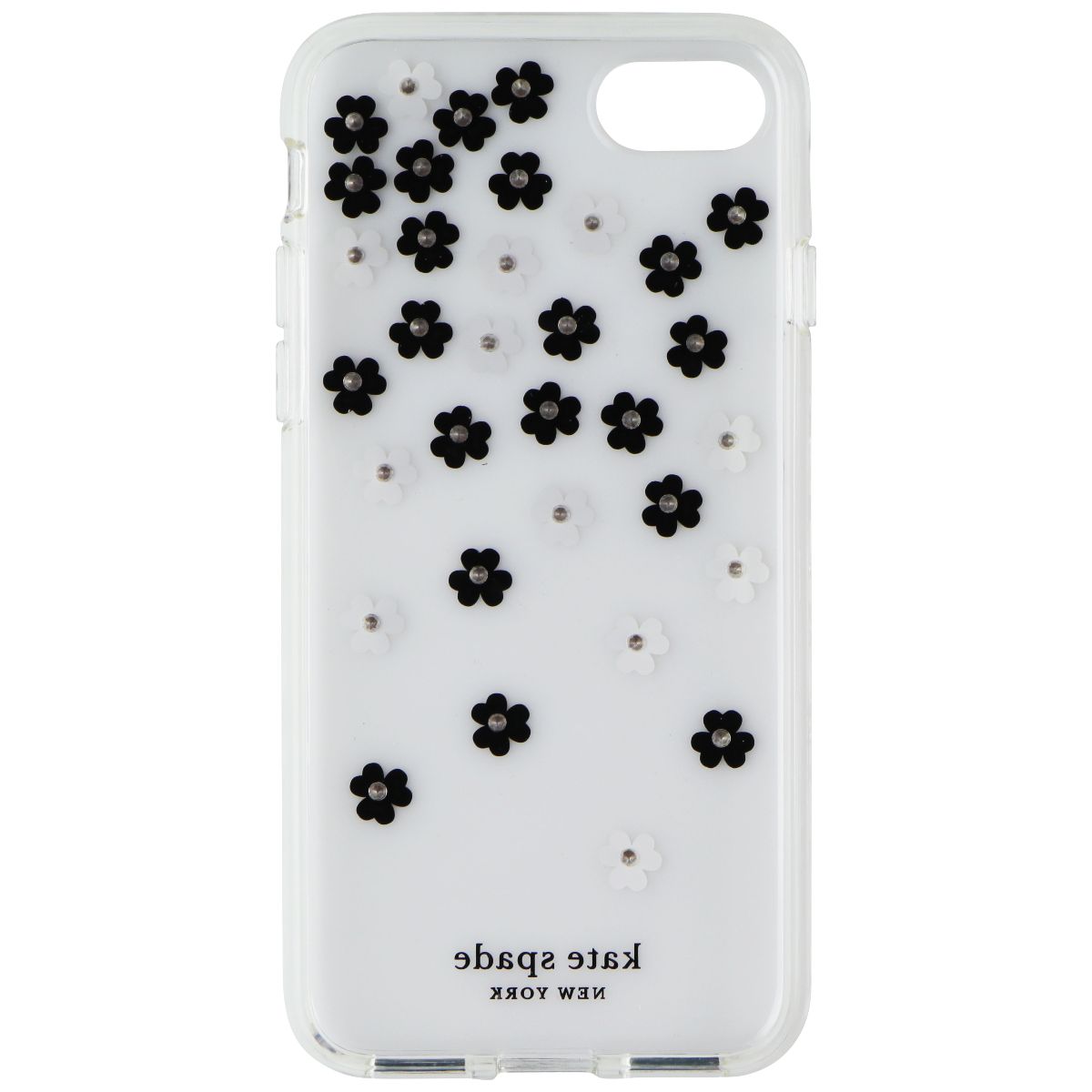 Kate Spade Flexible Hardshell Case for iPhone SE (2nd Gen) & 8/7 - Clear/Flowers - New