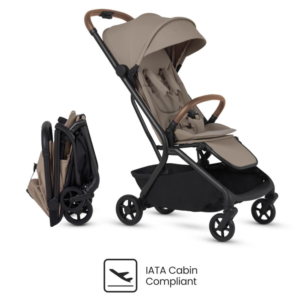 Silver Cross OPEN BOX Nia Compact Travel Stroller - Champagne