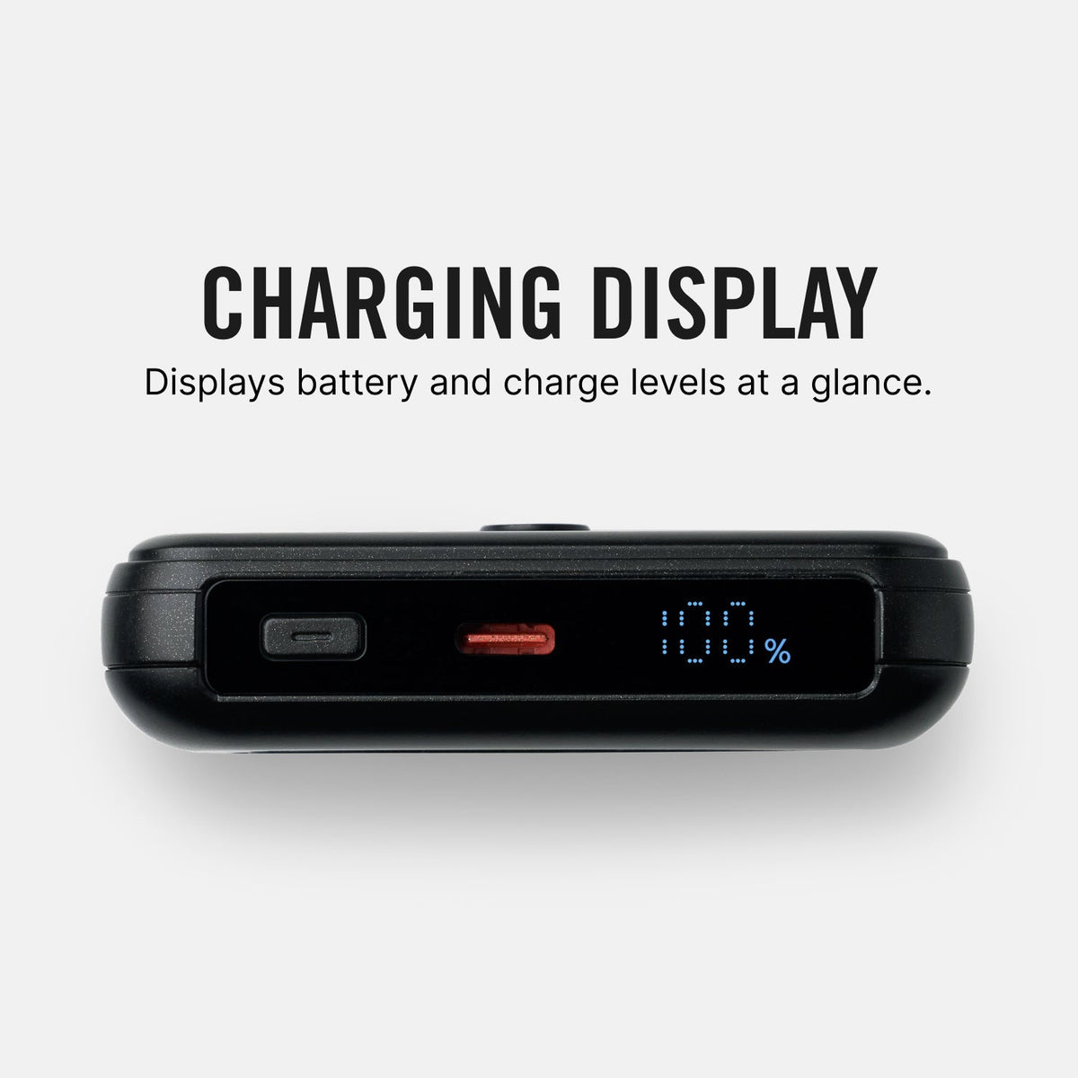 Magnetic Power Bank - Matte Black