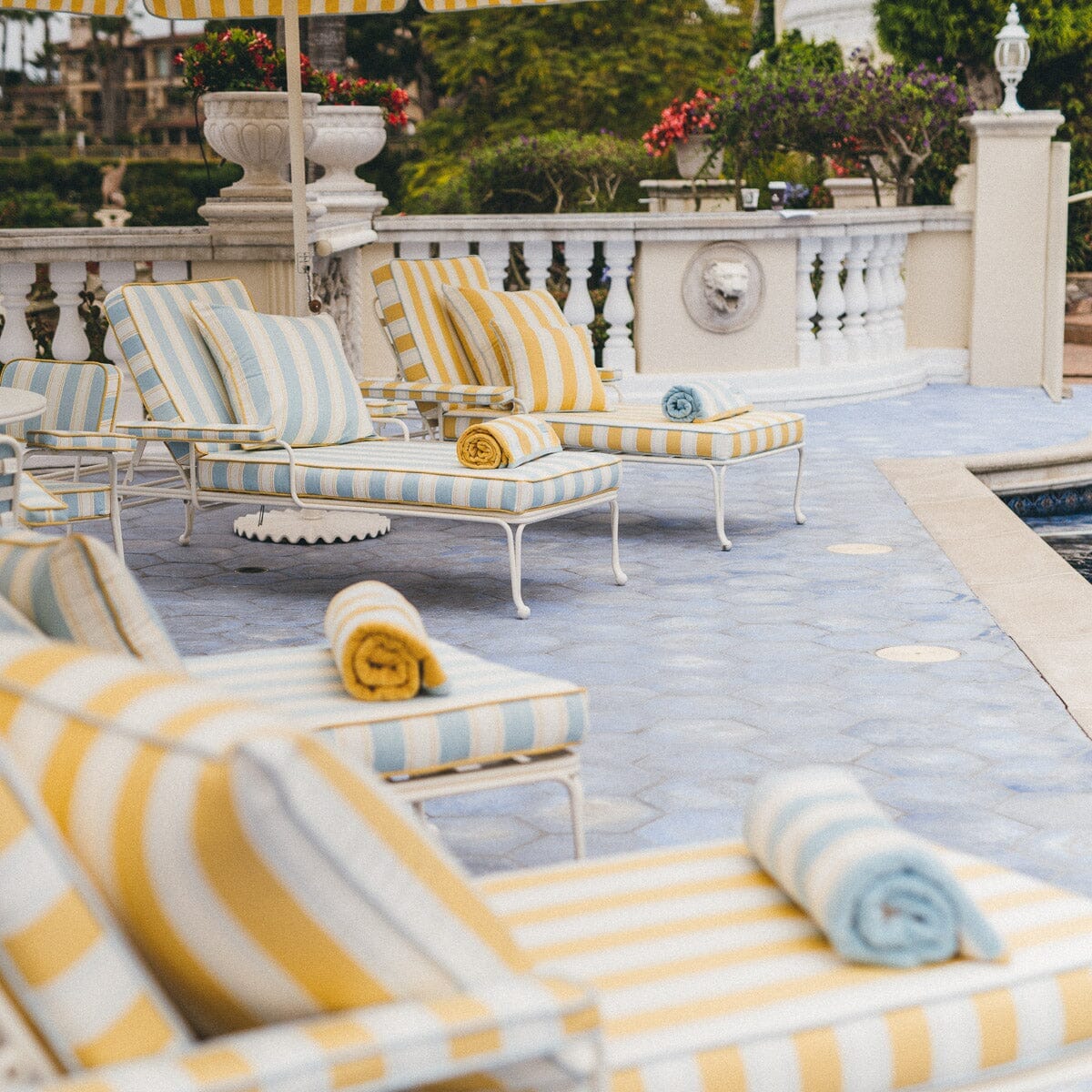 The Waterhouse Sun Lounger Armrest Set
