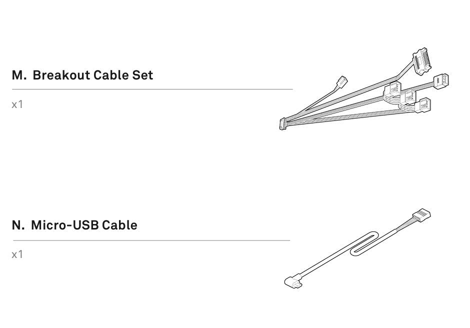 NZXT Kraken X Accessory Box + Cable Bag