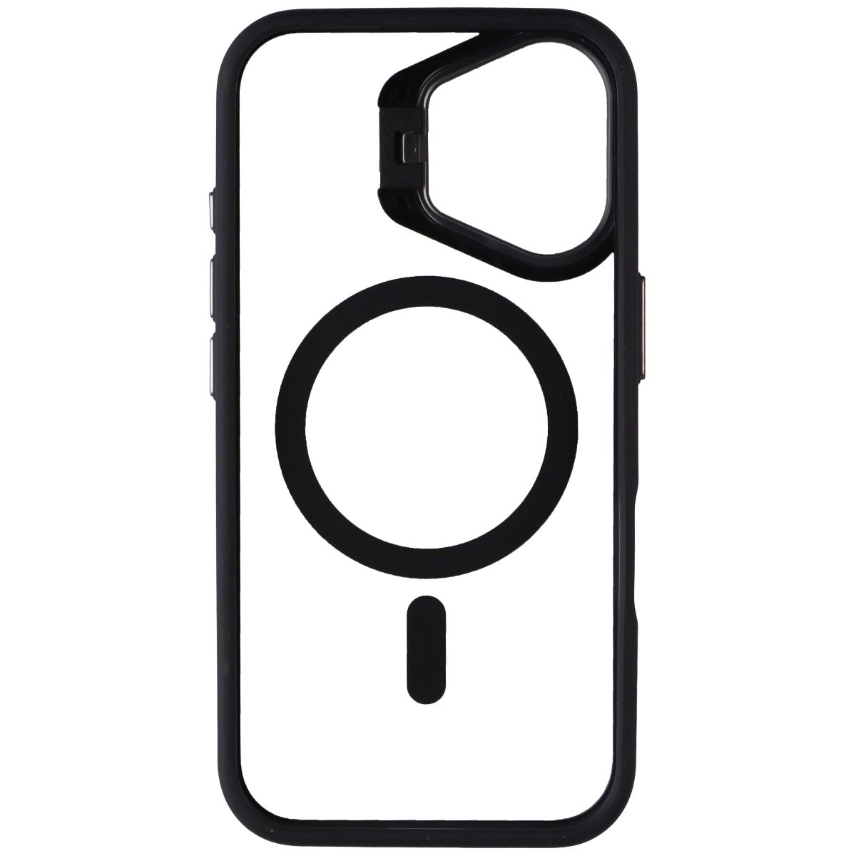 Prodigee Kickit Series Case for MagSafe for Apple iPhone 16 - Black/Clear - New