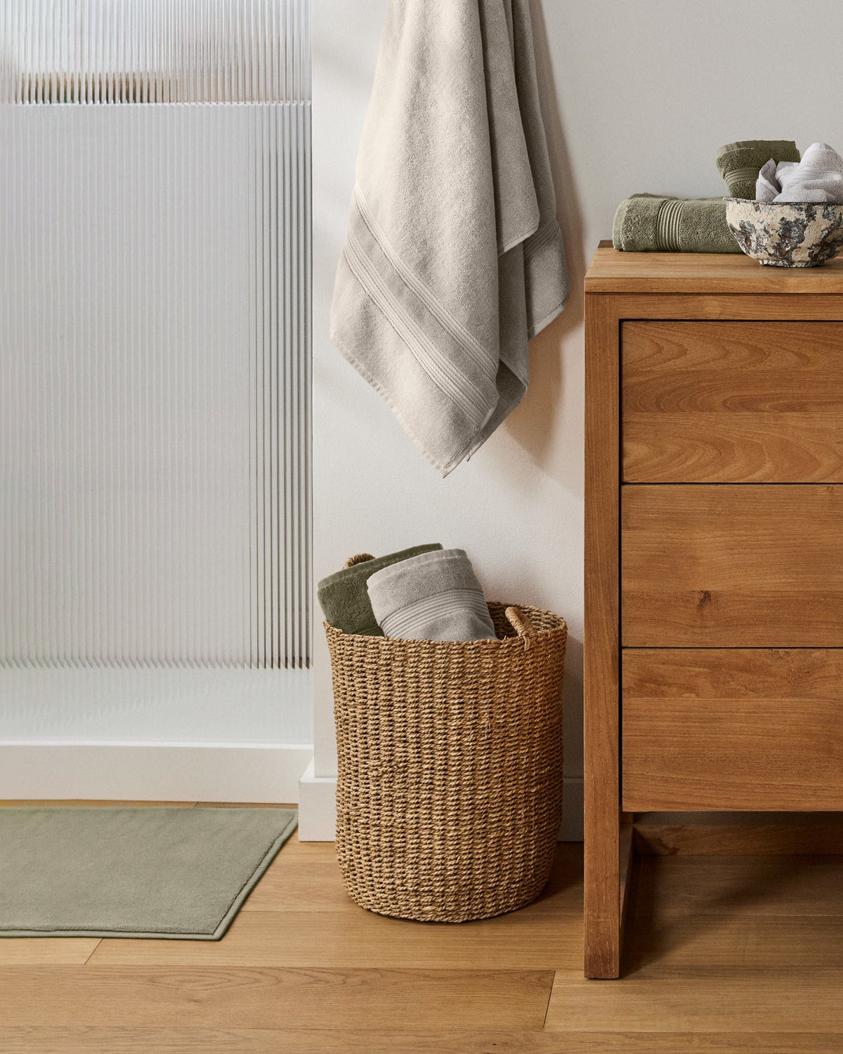 4+4 Classic Turkish Cotton Bath Bundle - Thyme
