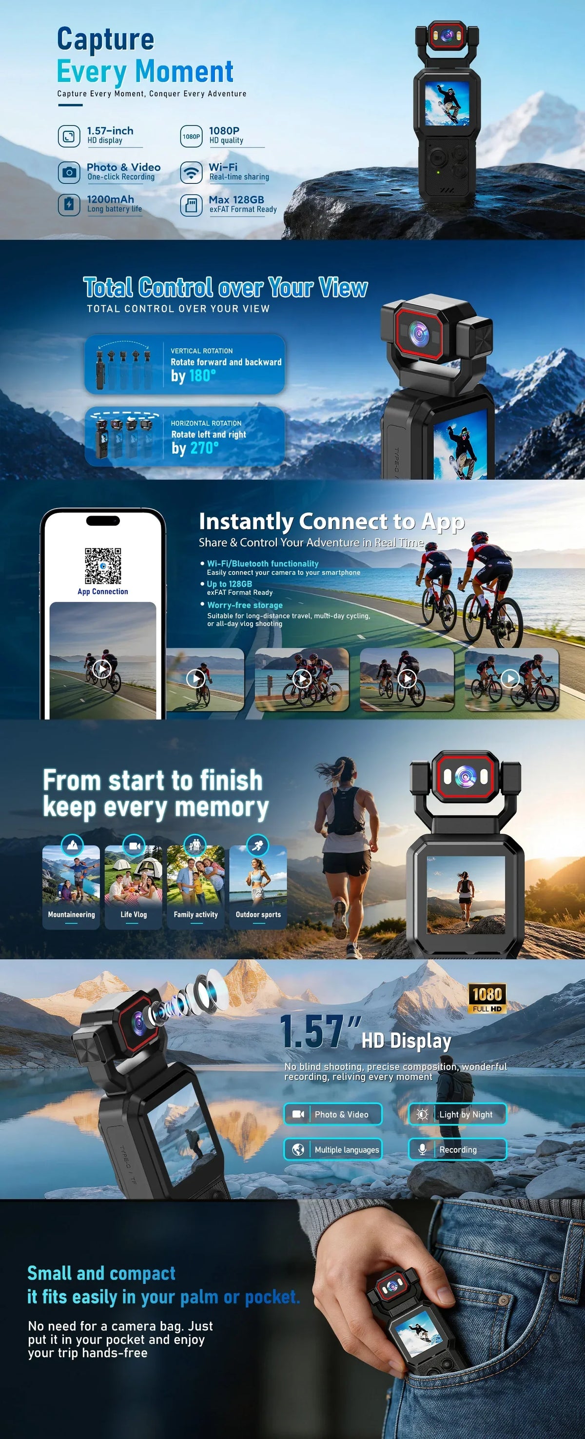 1080P Mini Portable Camera