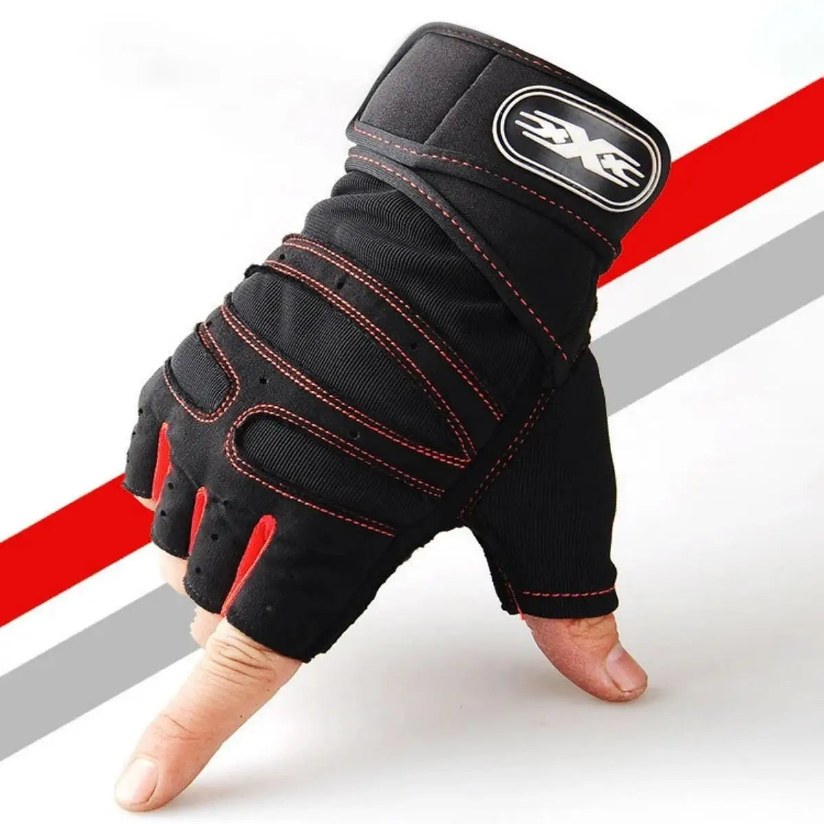 Weight Lifting Wristband Gloves