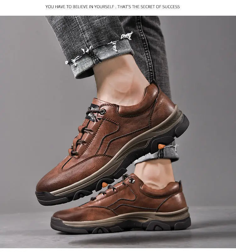 Men’s Business Casual Leather Loafers