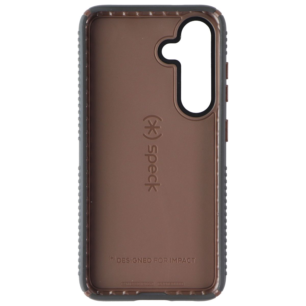 Speck Presidio2 Grip Case for Samsung Galaxy S24 - Charcoal Gray/Cool Bronze - New
