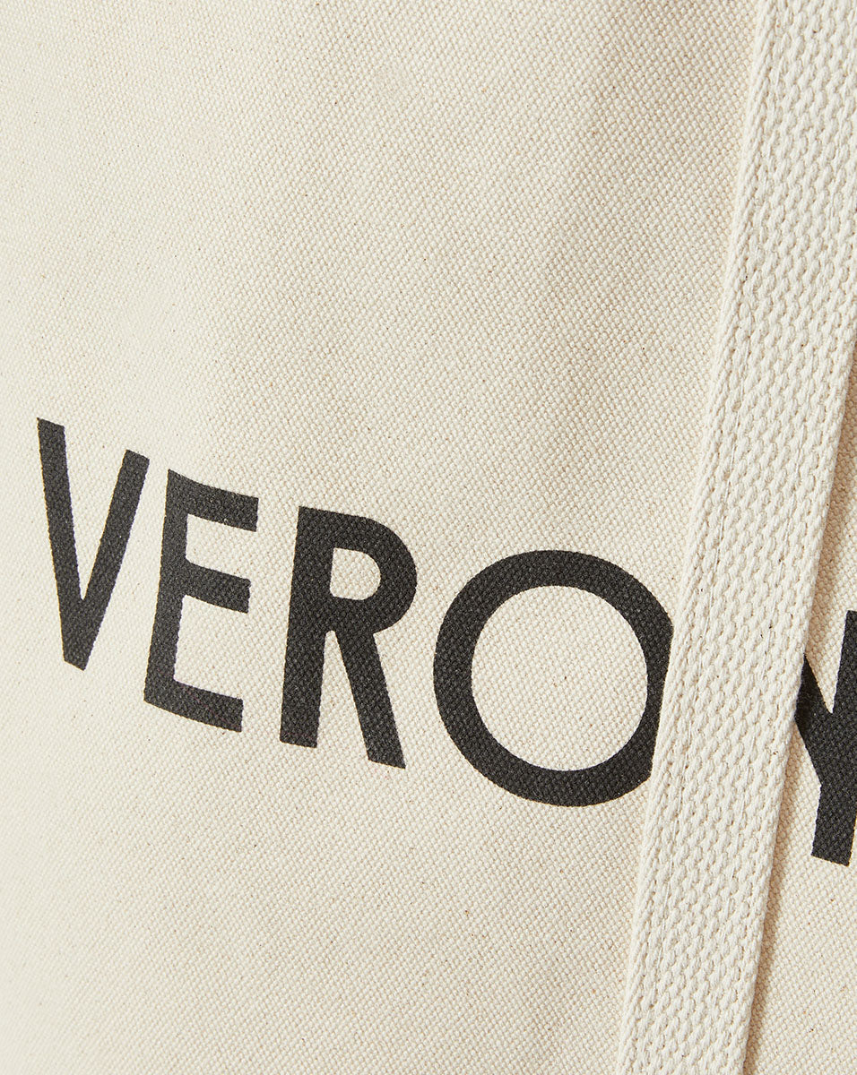 Large Canvas Logo Tote