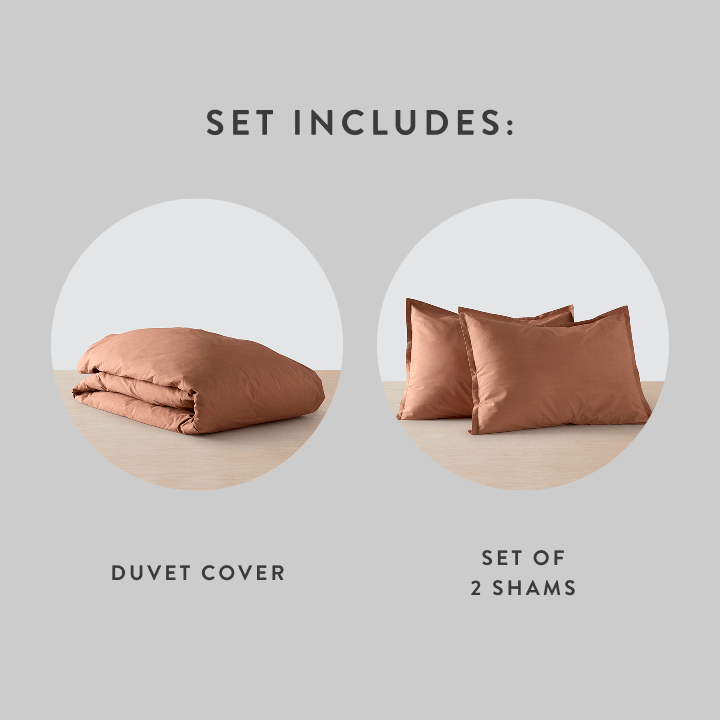 Stonewashed Organic Cotton Percale Duvet Cover