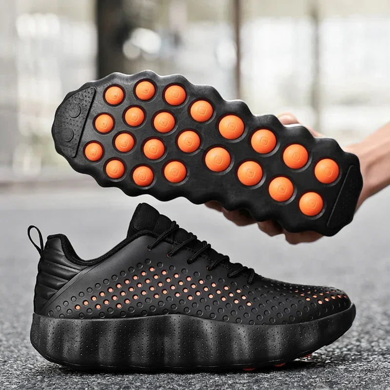 Men’s Breathable Running Cushioned Sports Sneakers