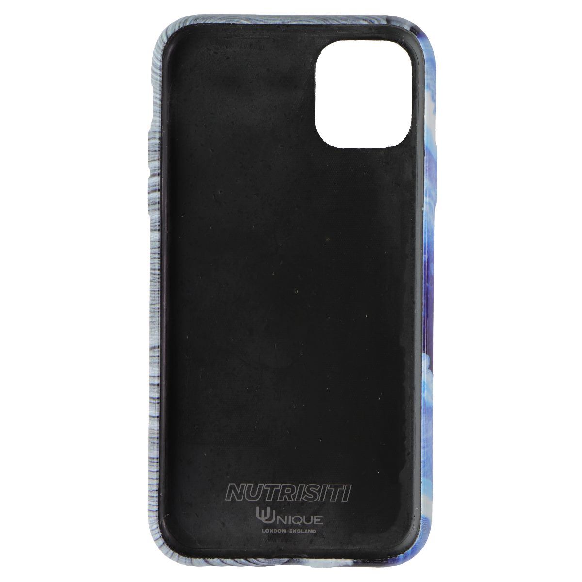 Unique London Eco-Friendly Back Case for Apple iPhone 11 and XR - Blue Geode - New