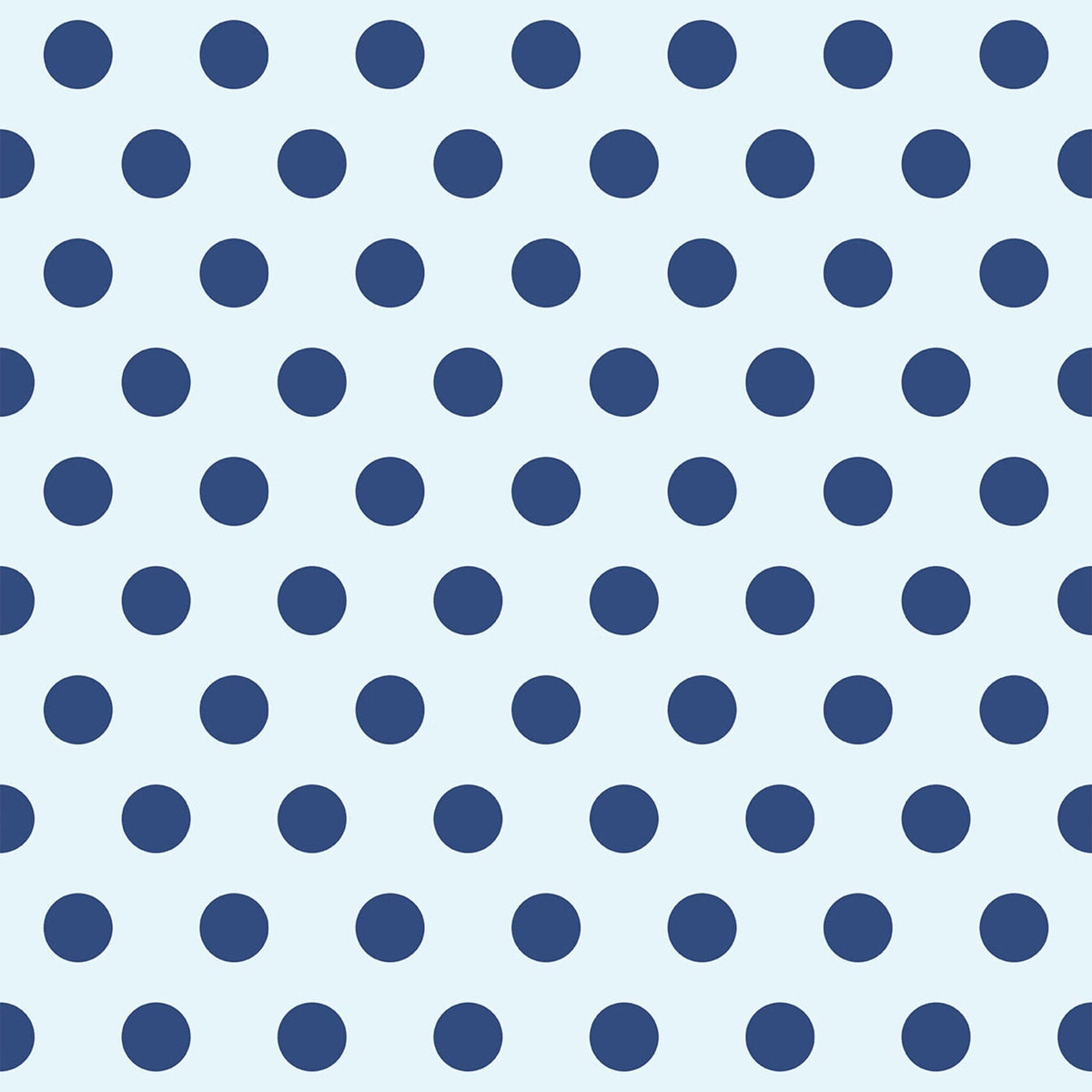 Vintage Inkwell Dot Blue Polka Dot Wallpaper
